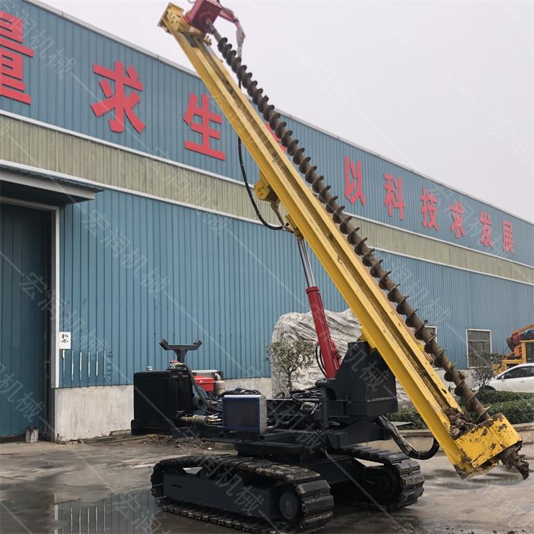 直銷光伏履帶鉆孔機(jī)，螺旋光伏鉆孔機(jī)